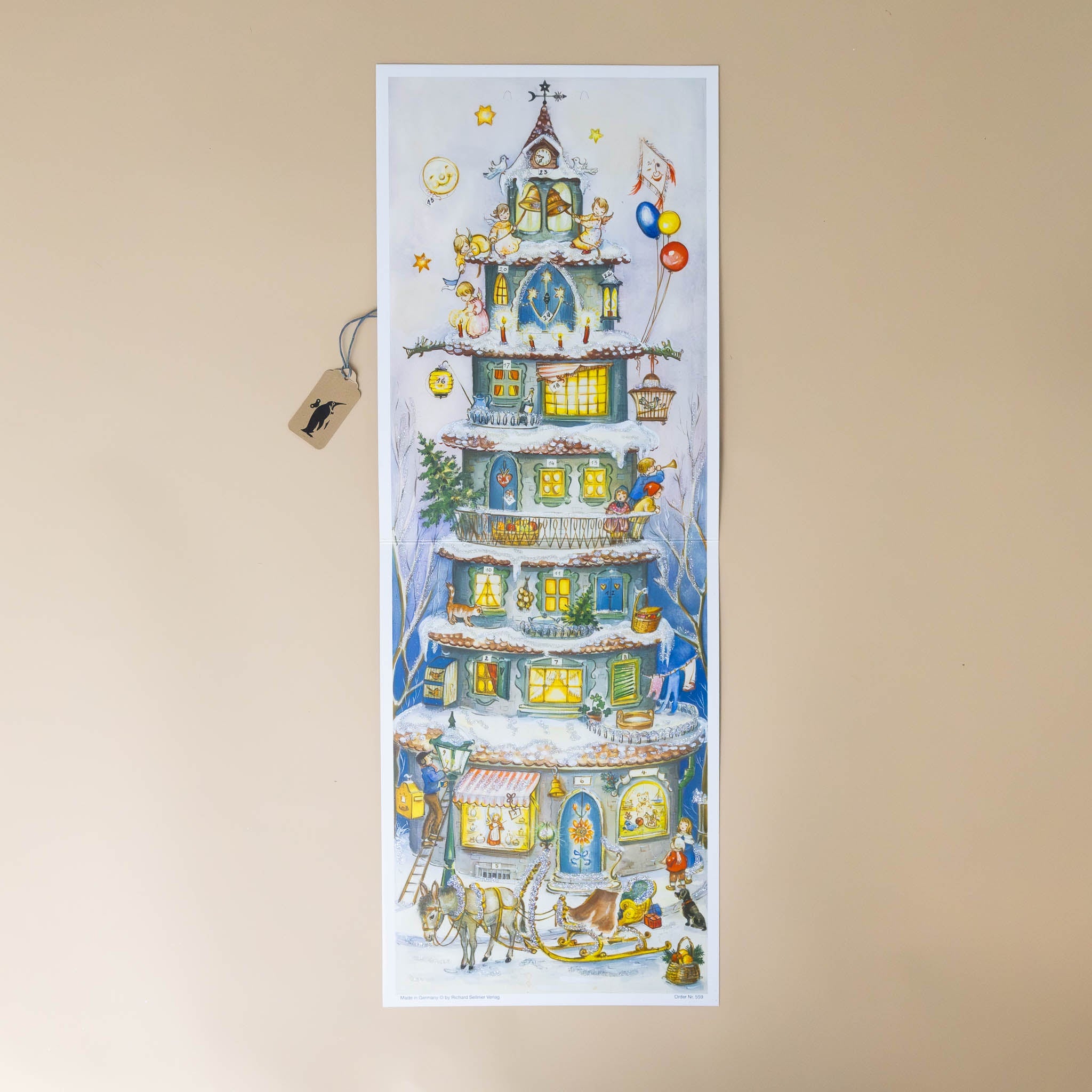 german-advent-calendar-to-the-moon-with-layers-to-a-home-with-holiday-scenes-and-windows-towering-up-to-the-moon