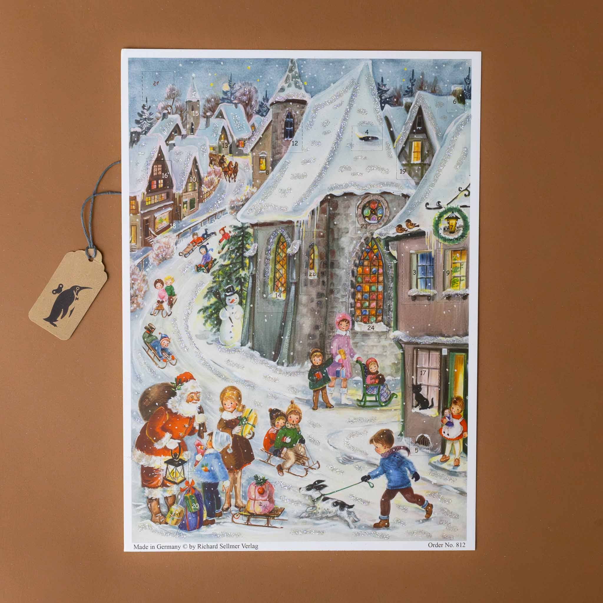 german-advent-calendar-village-sledding-with-children-riding-through-town-and-santa-visiting-with-presents