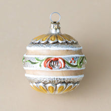 Load image into Gallery viewer, german-glass-ornament-flower-stripe