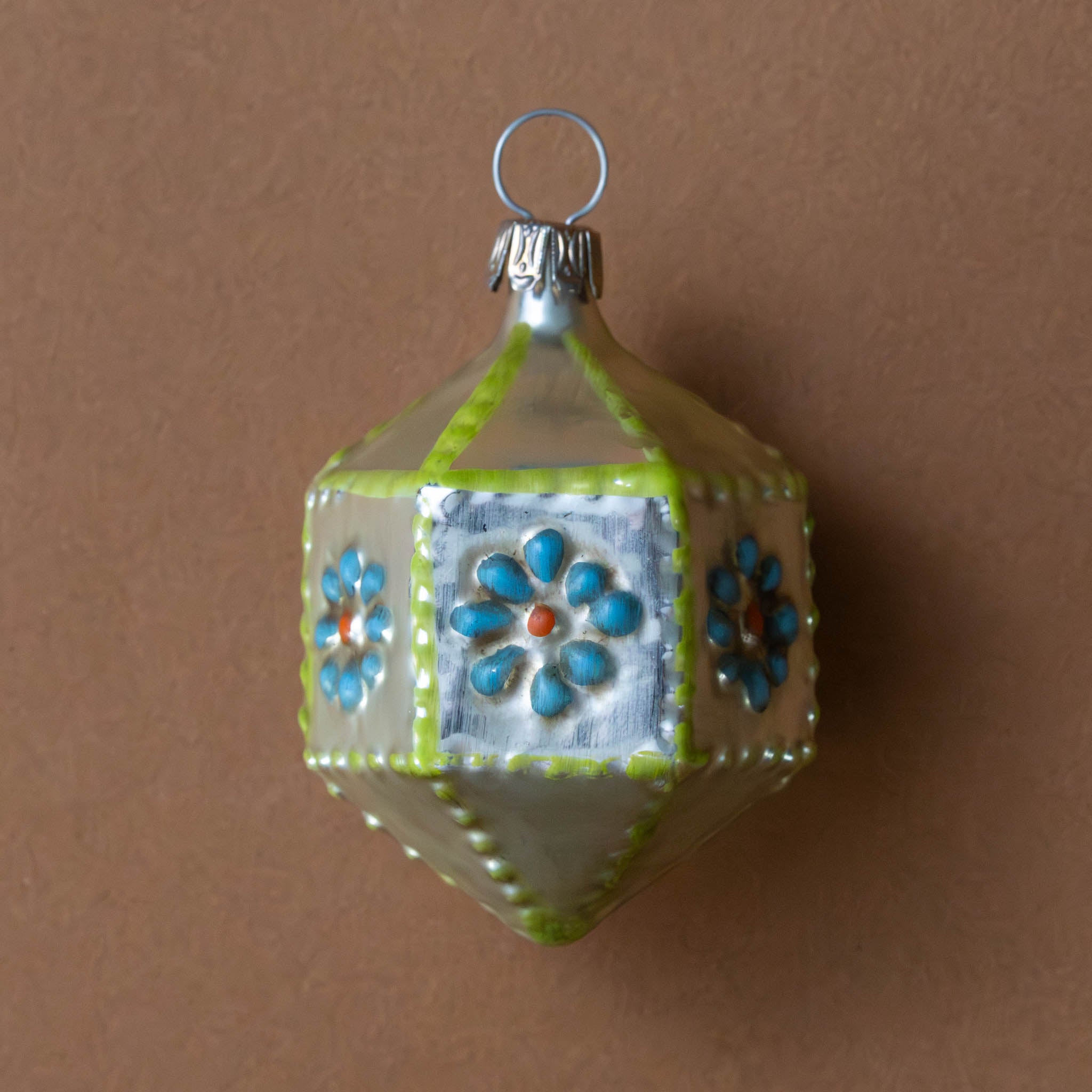 german-glass-ornament-hexagon-with-blue-flower