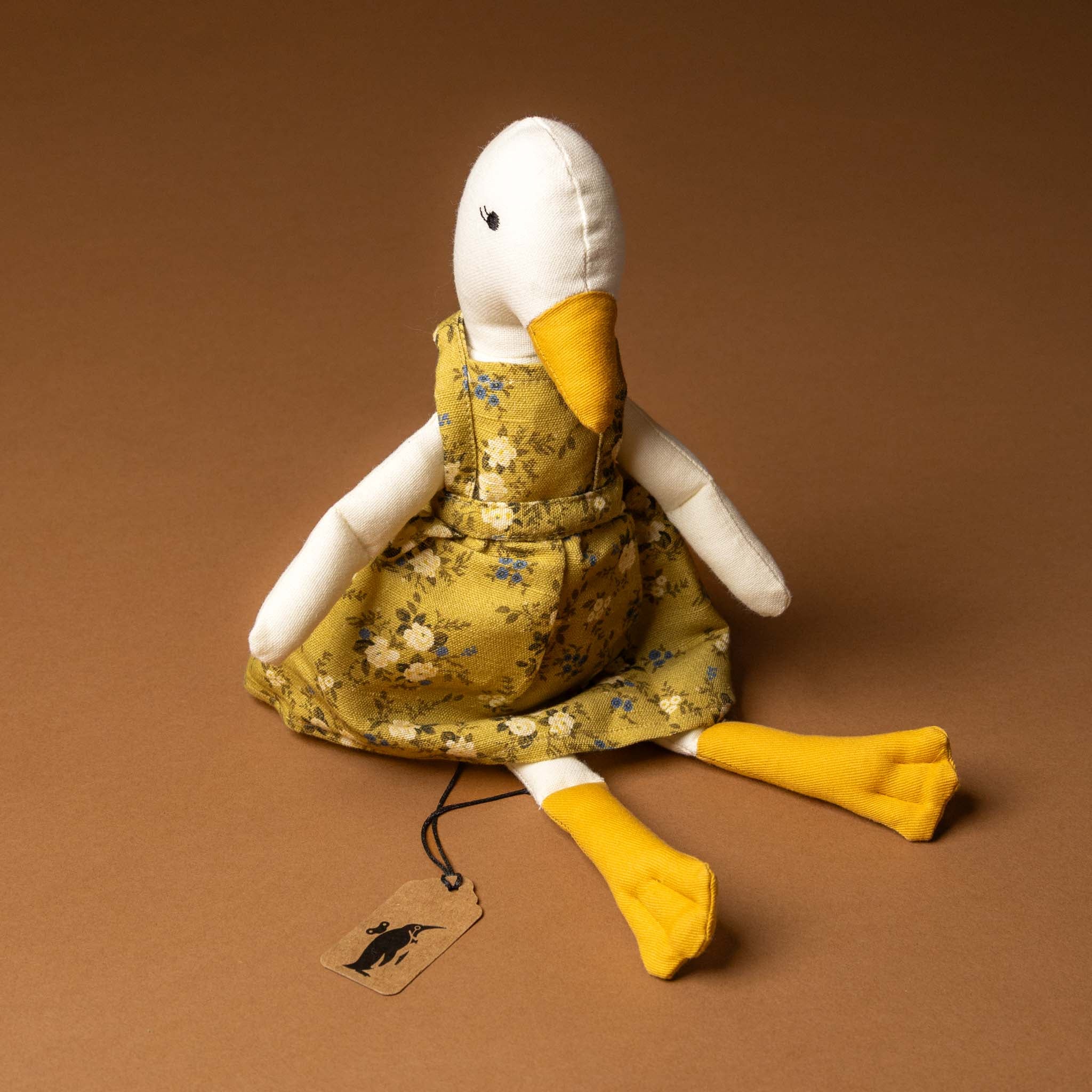 gold-meadow-goose-stuffed-animal-with-dress