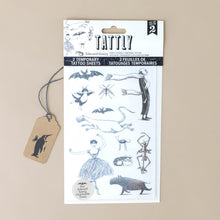 Load image into Gallery viewer, goreys-creatures-and-figures-temporary-tattoo-sheet