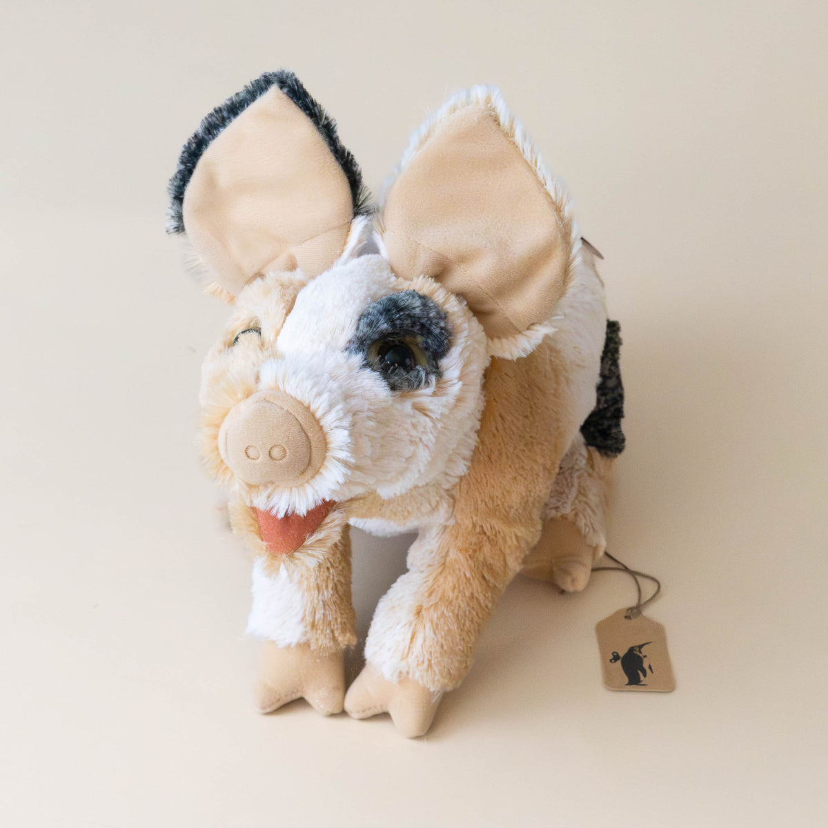Pupazzo Maiale Folkmanis Che Grugnisce, Peluche Morbido Con Suono Realistico, Per Bambini Dai 3 Anni