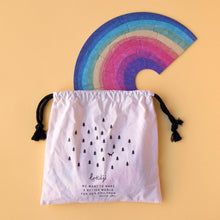 Load image into Gallery viewer, happy-birthday-unicorn-progressive-puzzle-box-featuring-a-unicorn-with-a-rainbow-and-carrying-bag