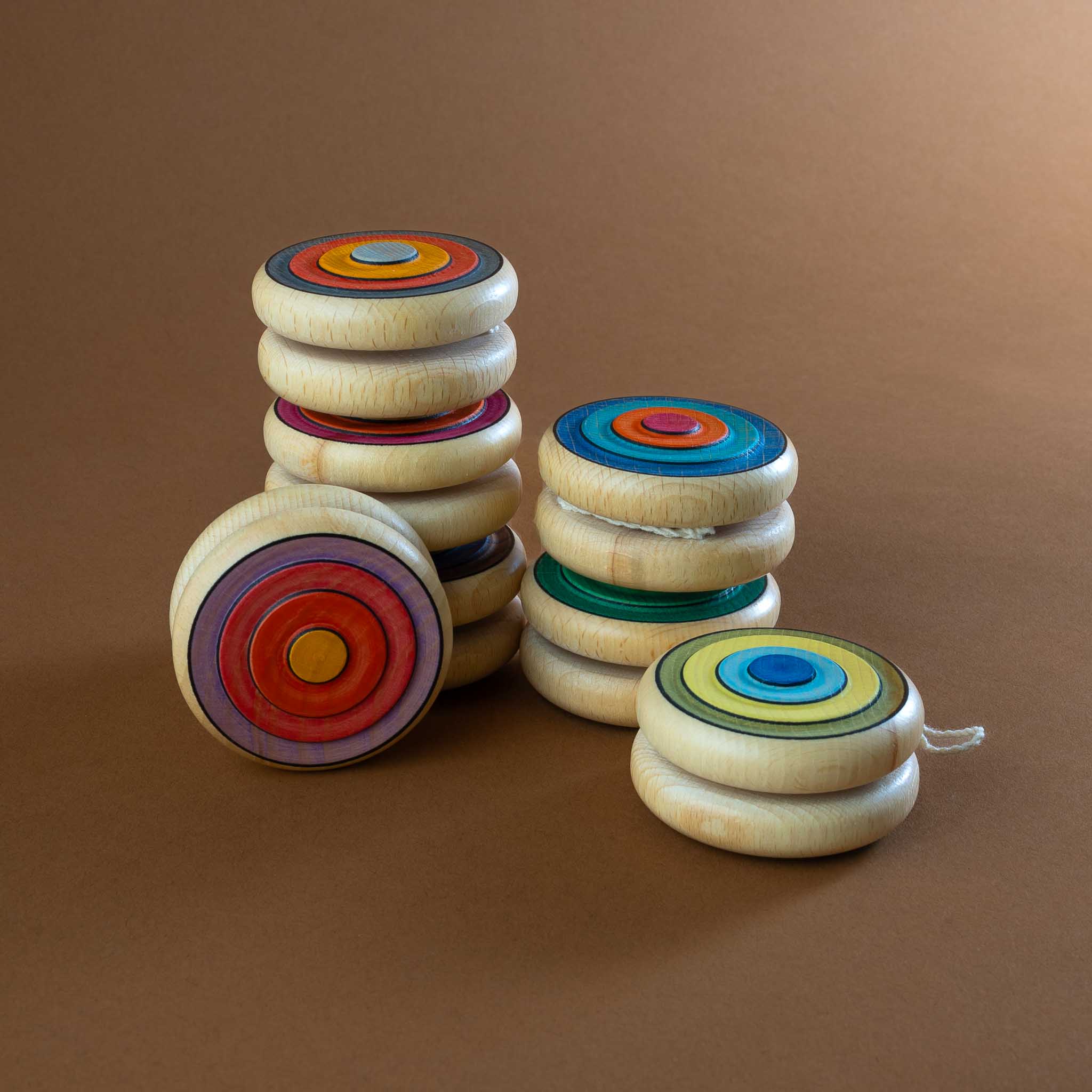 side-view-of-colorful-yo-yos