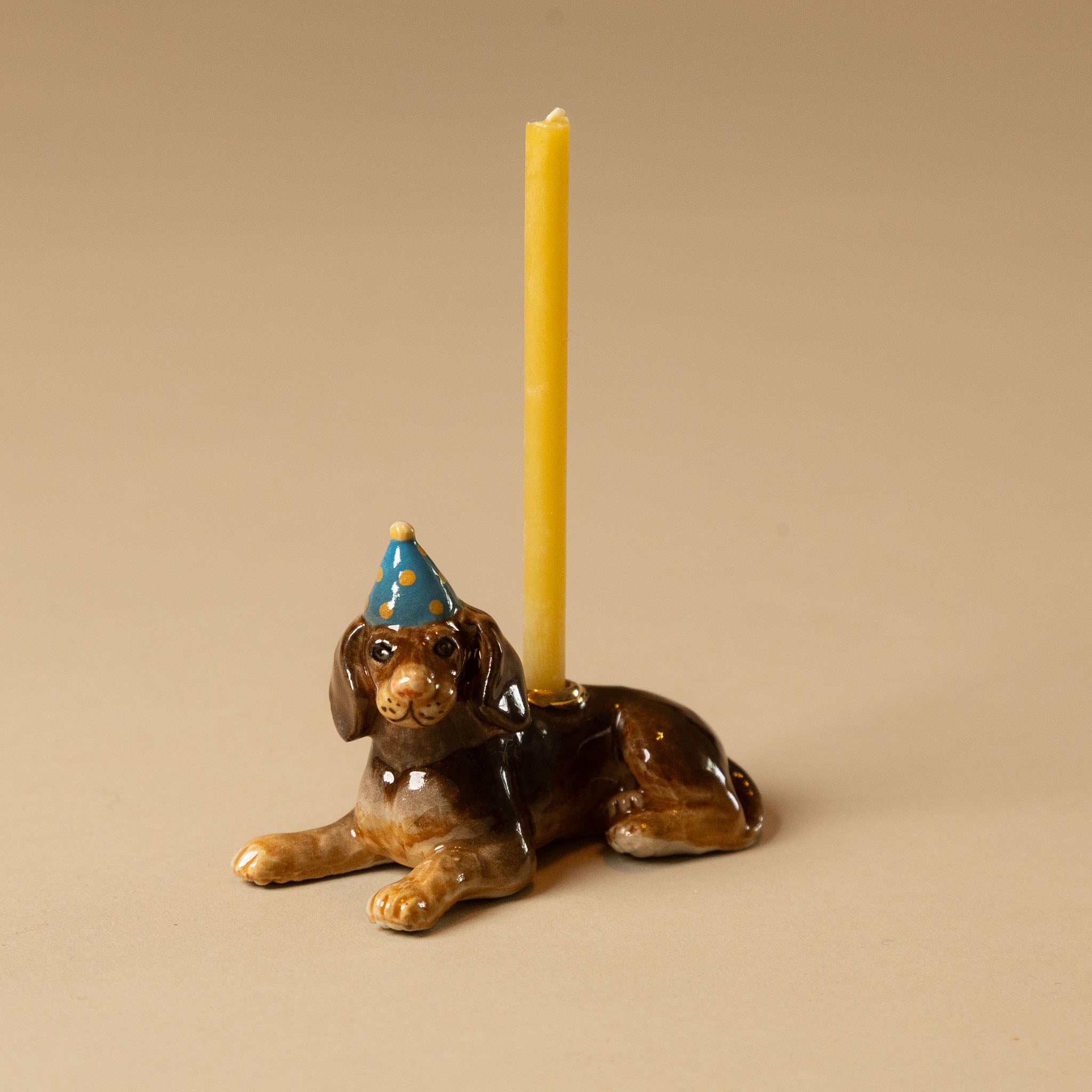 Heirloom Porcelain Cake Topper | Dachshund