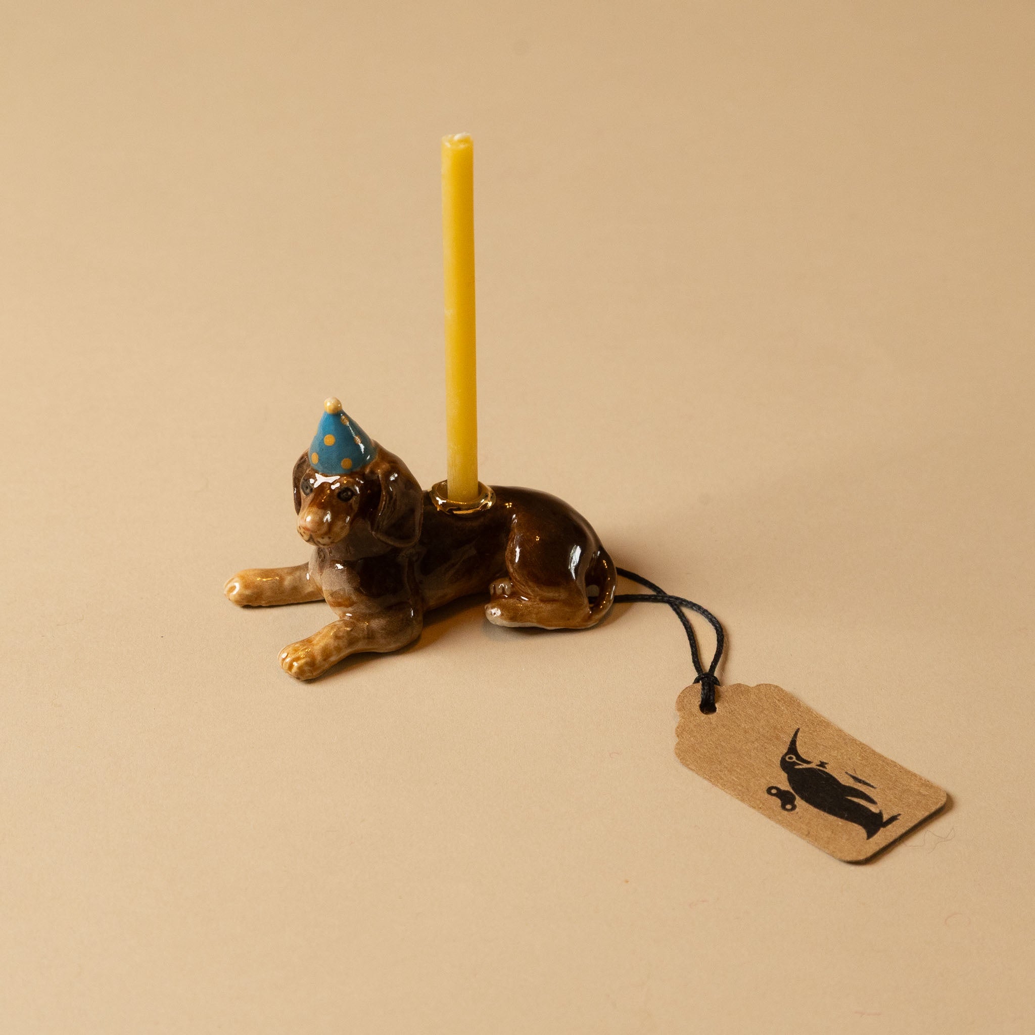 Heirloom Porcelain Cake Topper | Dachshund