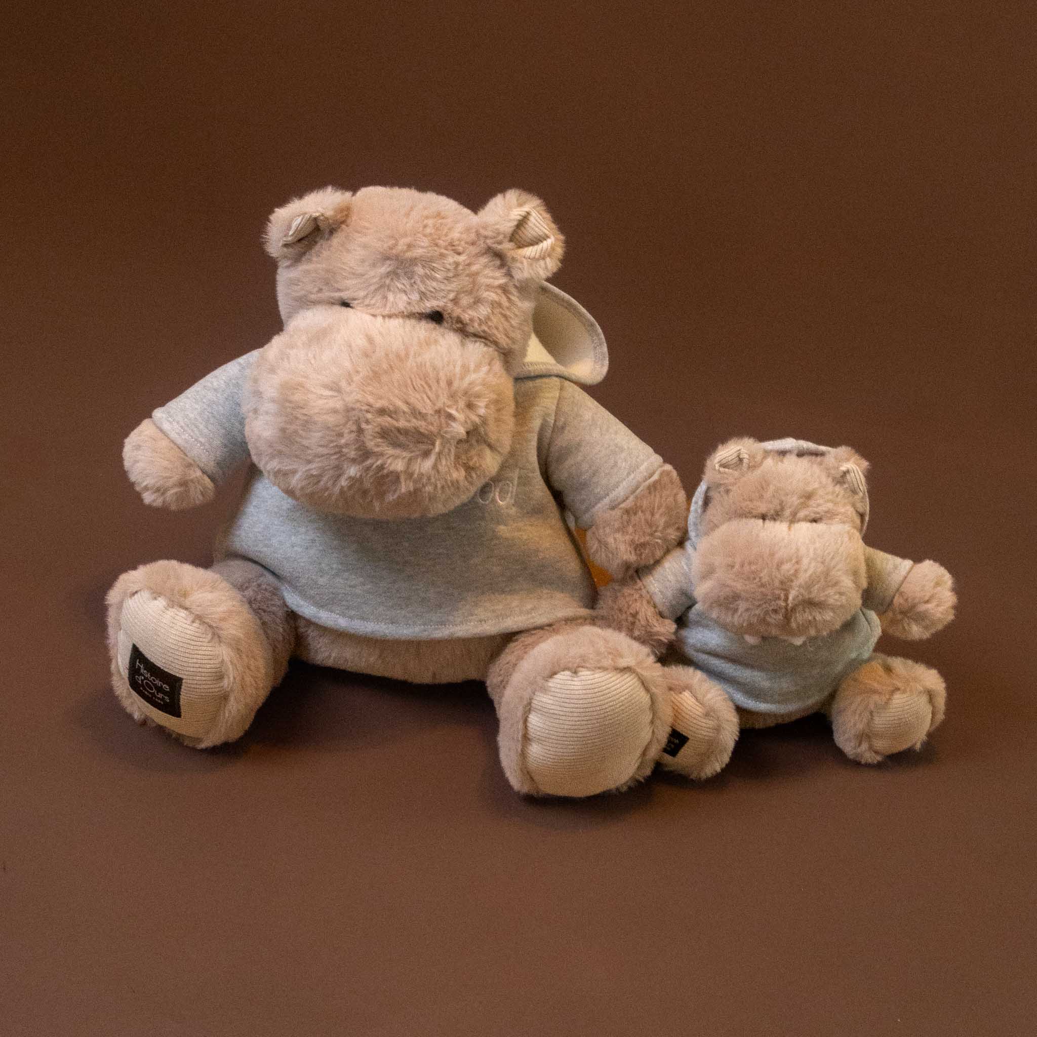 hip-hippo-hoodie-grand petit stuffed-animal