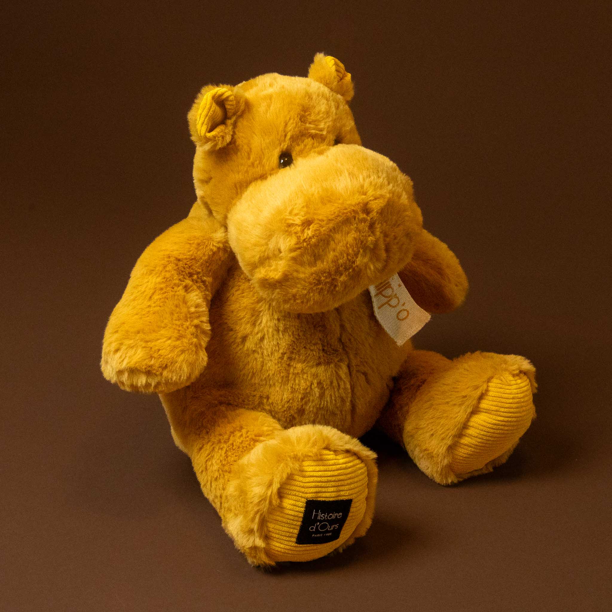 hip-hippo-ochre-grand stuffed animal