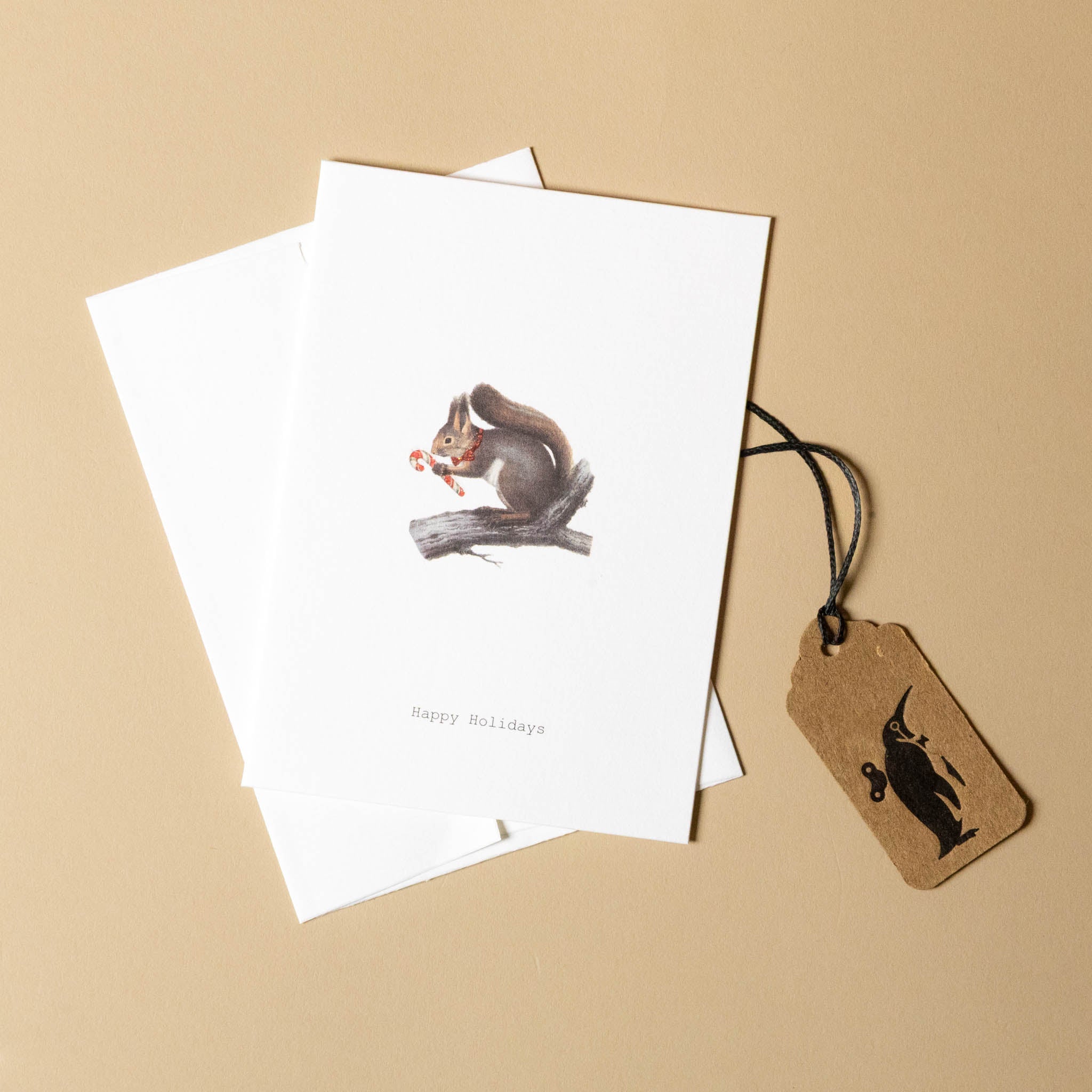 Holiday Squirrel Greeting Card