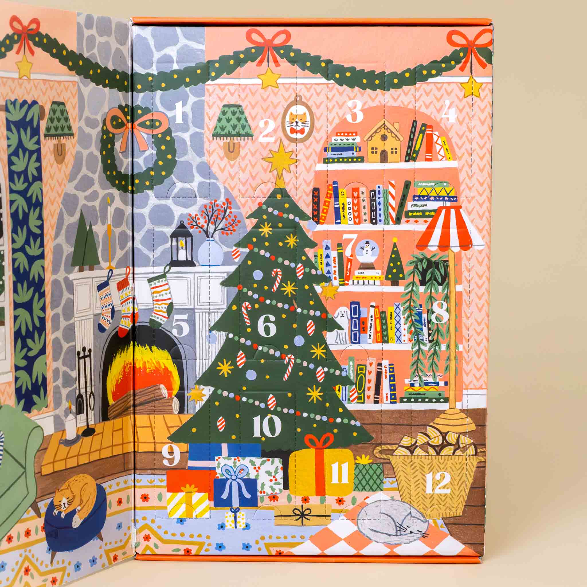 home-for-the-holidays-500-piece-advent-calendar-puzzle-box-showing-12-windows-to-be-opened