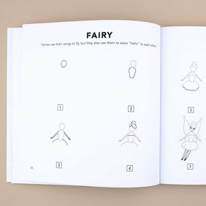 Drawing a Fairy Page from How to Draw Magical Things for Kids Book by Alli Koch