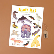 Load image into Gallery viewer, inuit-art-sticker-book-with-all-kind-of-animals-depicted-including-polar-bear-fish-birds