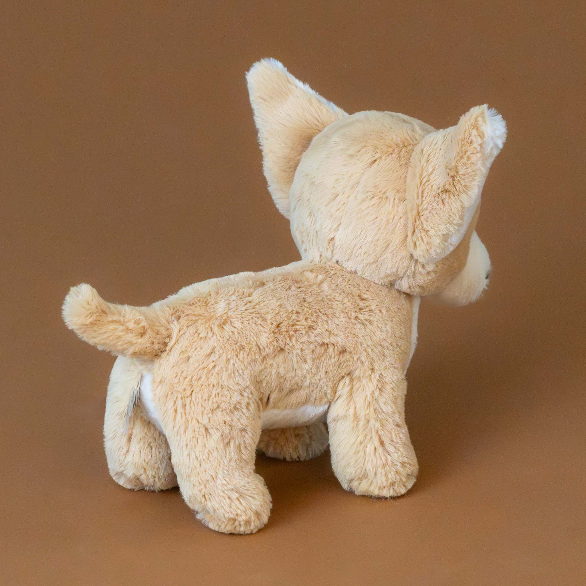 isobel-chichuahua-dog-soft-tan-and-white-stuffed-animal-from-the-back-with-tail