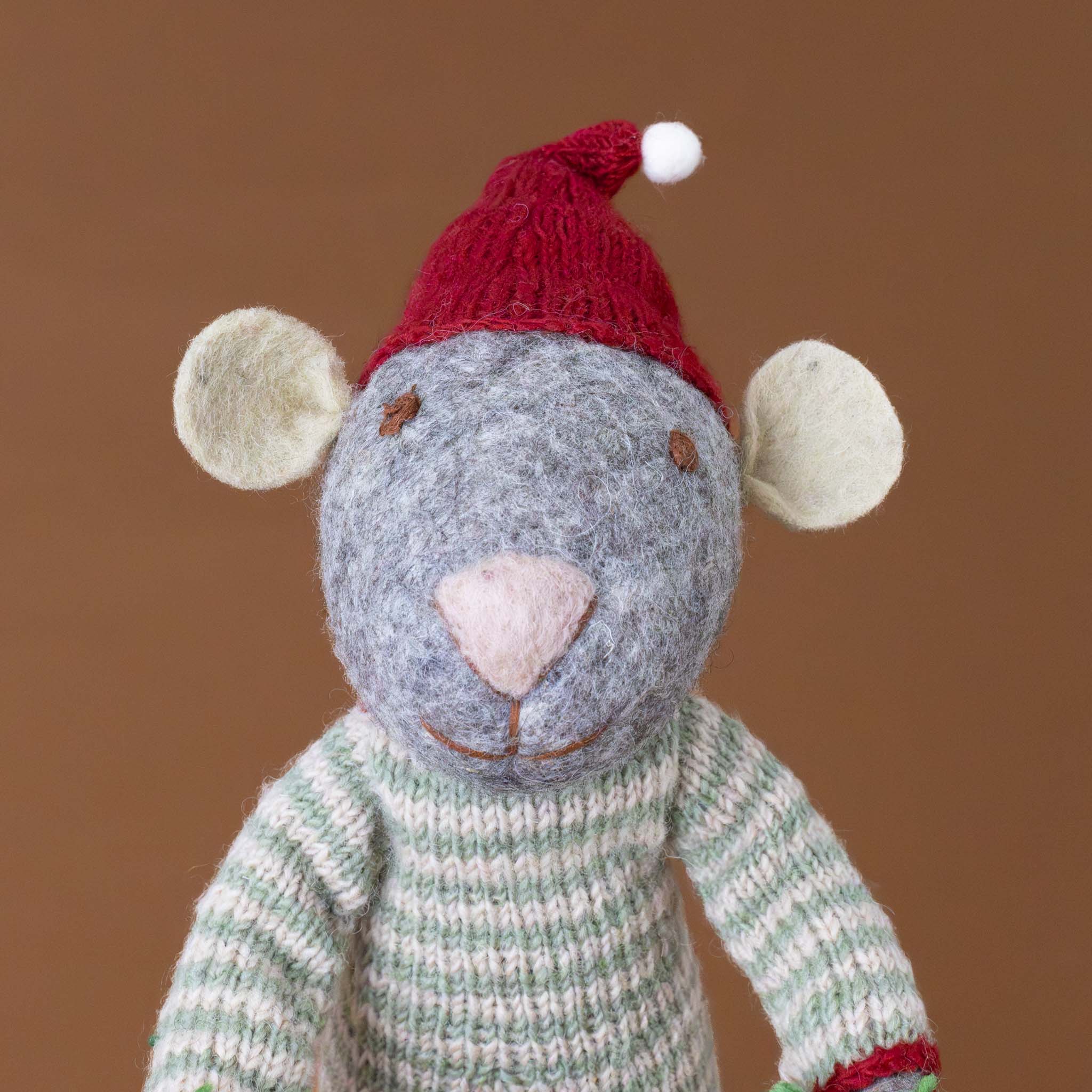 jumbo-felted-grey-mouse-sage-stripe-dress-with-garland-face