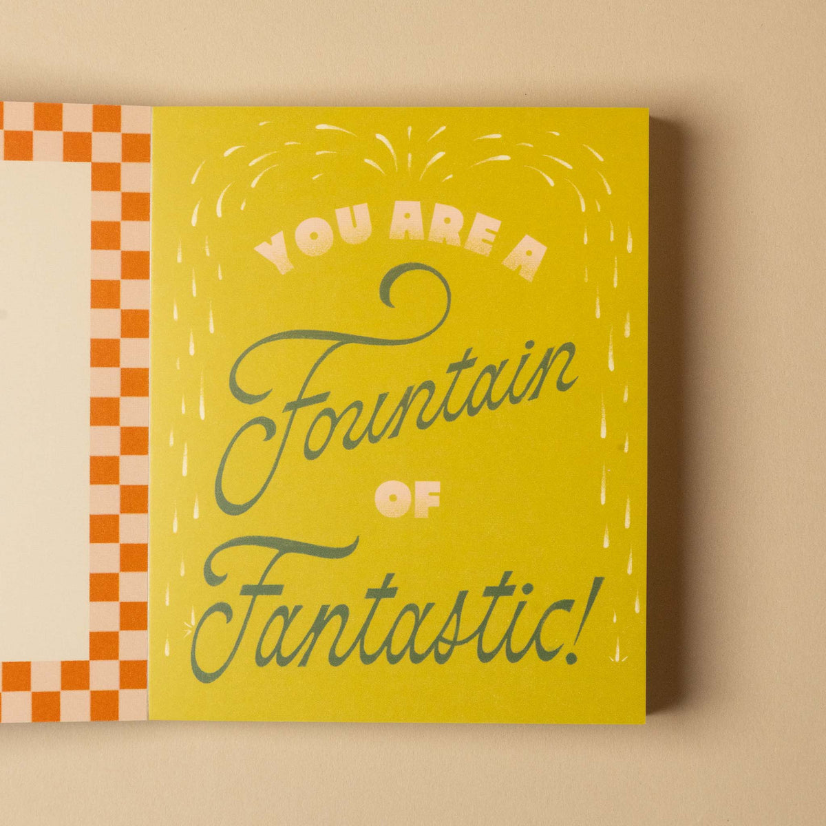 just-so-you-know-sharable-card-set-youre-simply-magic -you are a fountain of fantastic on ochre background