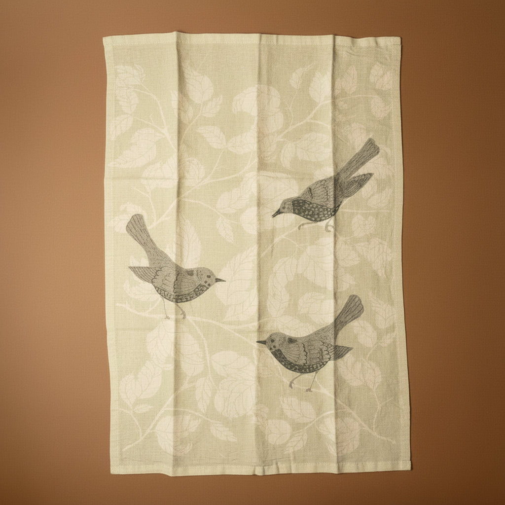 linen-kitchen-towel-slate-floral-birds