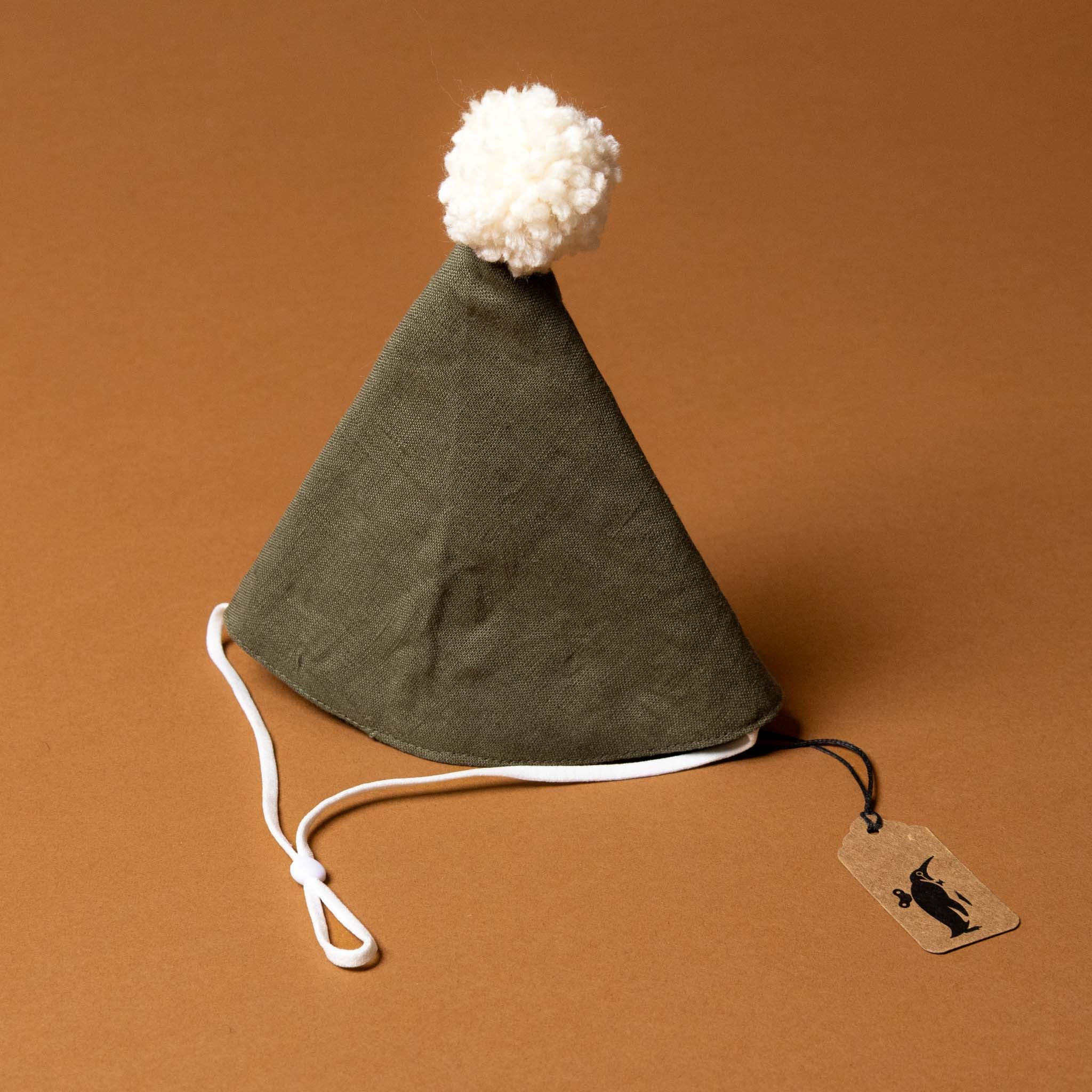 linen-party-hat-forest
