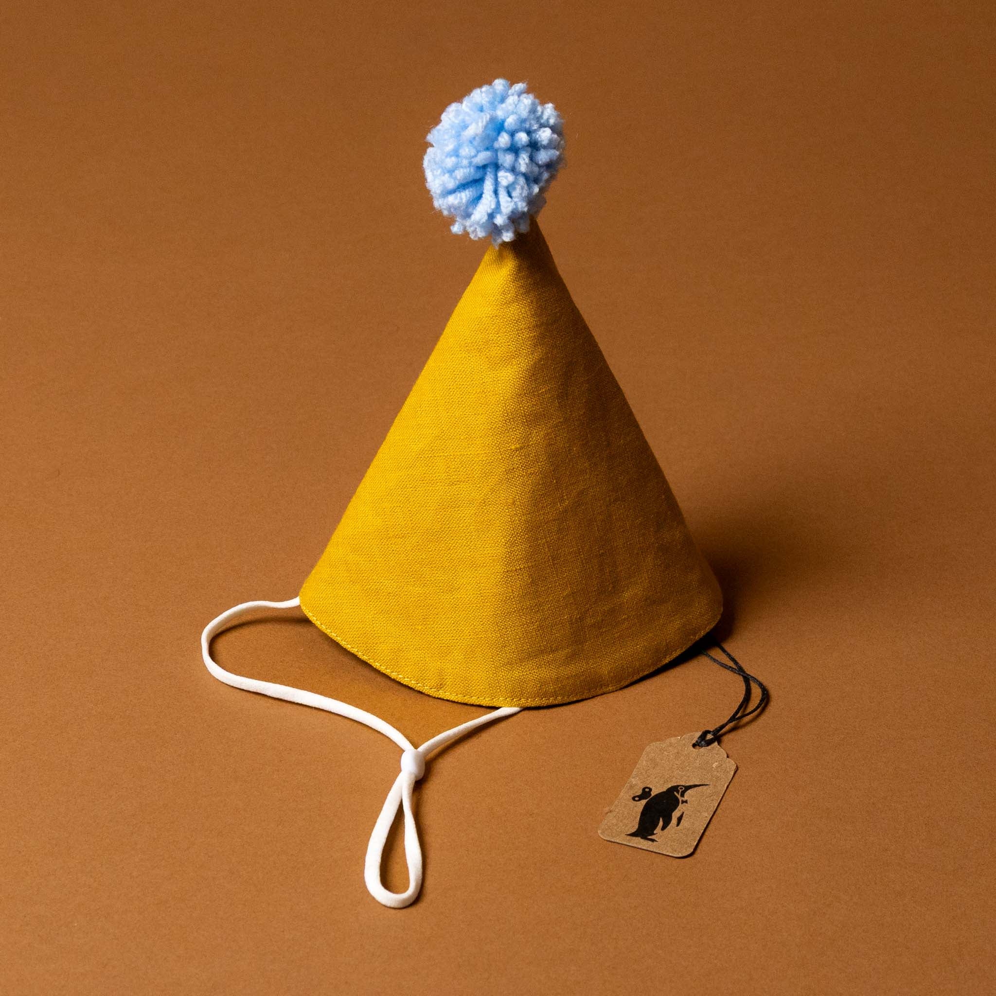 Linen Party Hat | Ochre