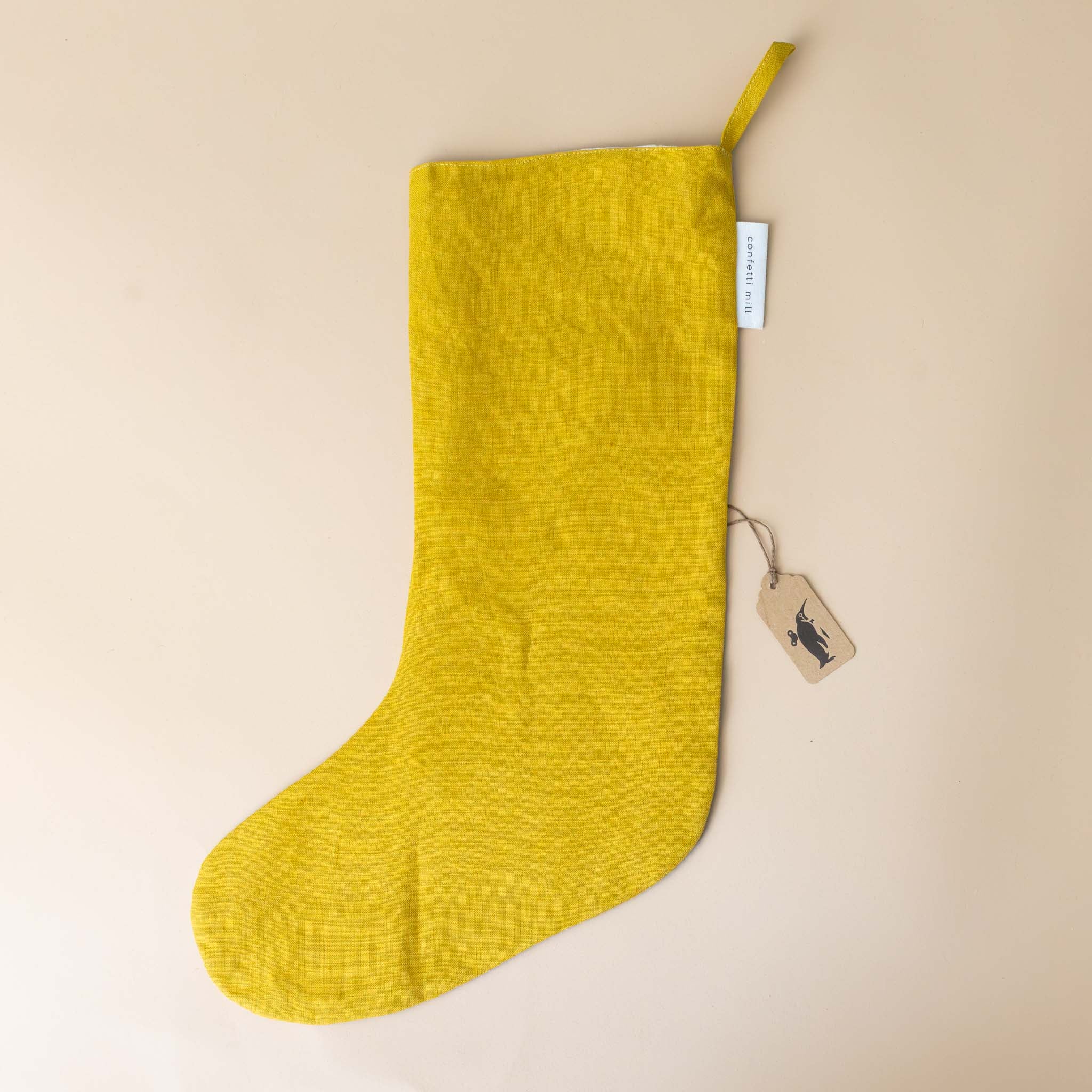 linen-stocking-ochre