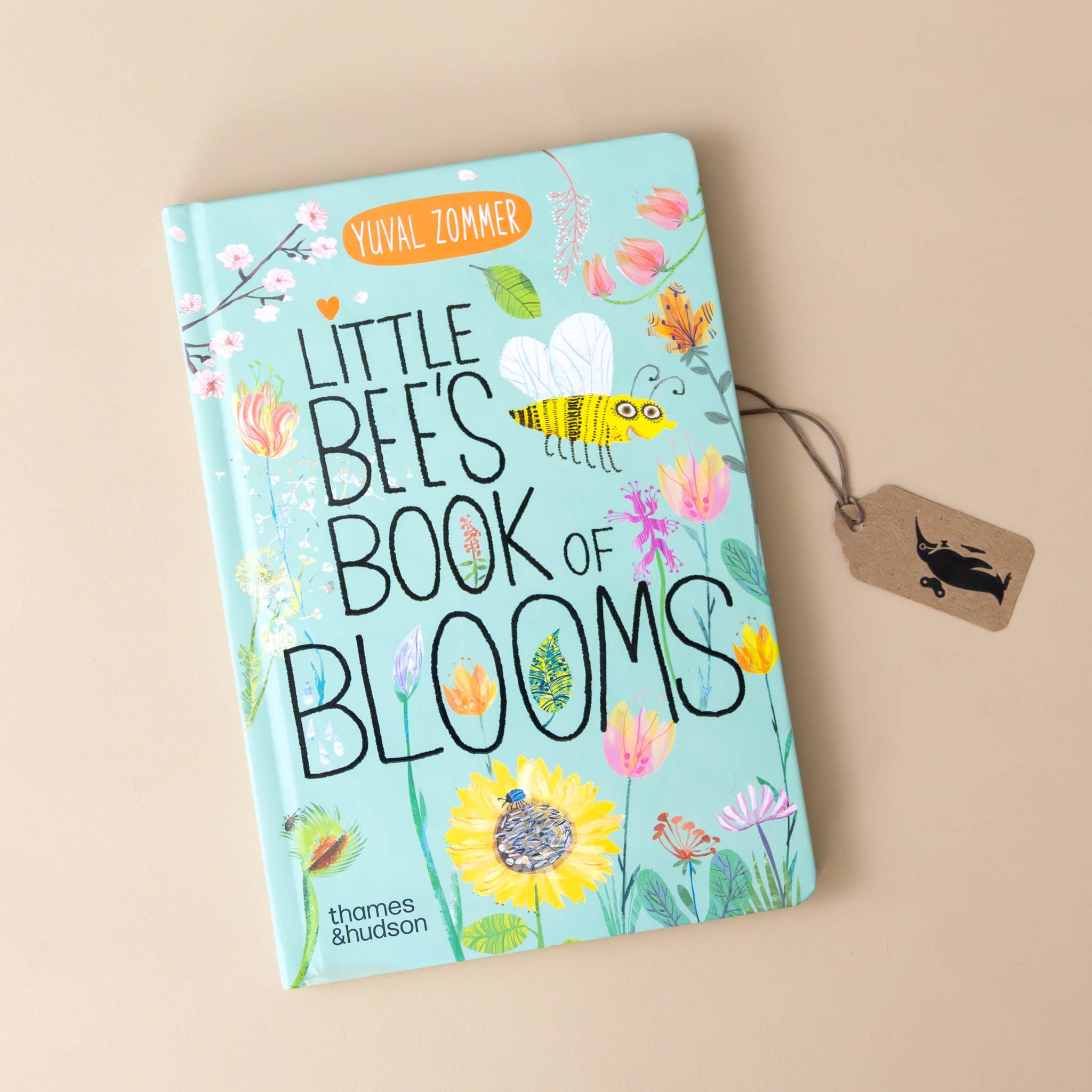 little-bees-book-of-blooms-mint-green-cover-with-bees-and-blooms