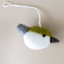 Load image into Gallery viewer, little-felted-birdie-ornament-olive