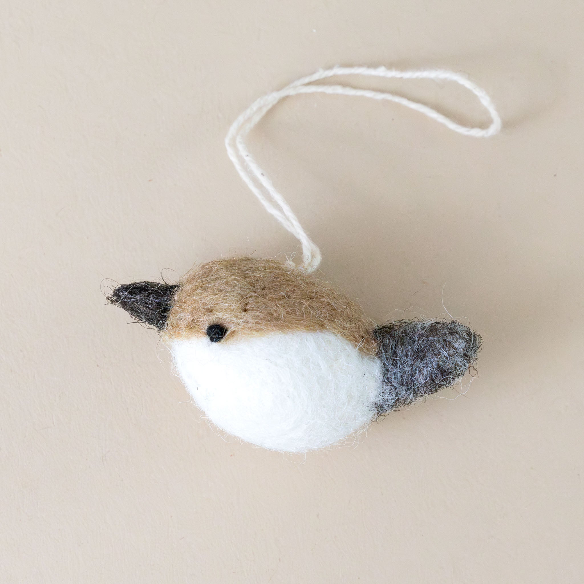 Little Felted Birdie Ornament | Sand