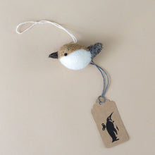 Load image into Gallery viewer, Little Felted Birdie Ornament | Sand