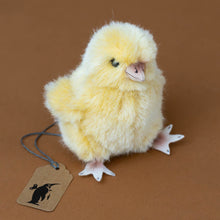 Load image into Gallery viewer, little-yellow-hen-chick-sitting-stuffed-animal