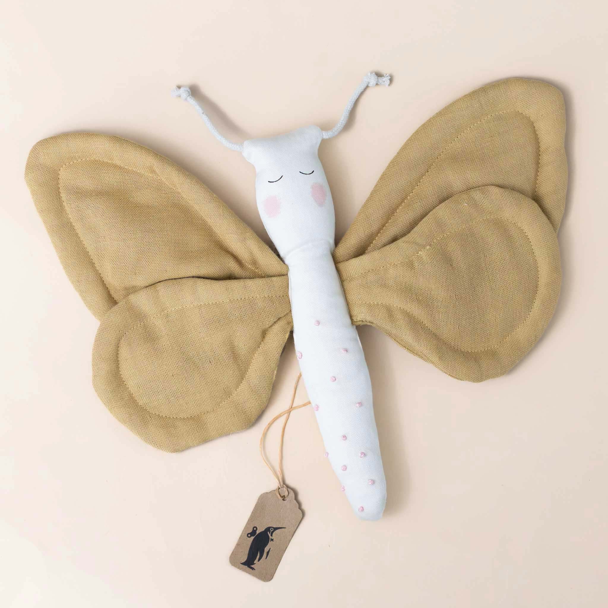 little-organic-cotton-butterfly-teether-honey-with-french-knot-detail-on-the-body-antennae-and-rosy-cheeks