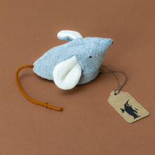 Load image into Gallery viewer, little-organic-cotton-mouse-grey-with-cream-ears-and-sienna-tail
