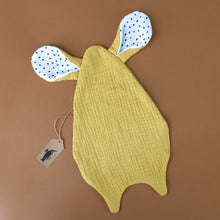 Load image into Gallery viewer, little-organic-cotton-muslin-bunny-lovie-ochre