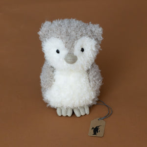 little-owl-grey-and-cream-with-suedette-feet-stuffed-animal