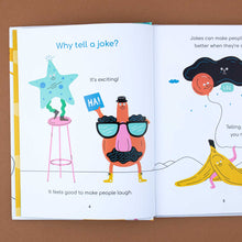 Load image into Gallery viewer, Why Tell a joke? page from LOL 101 | A Kid&#39;s Guide to Writing Jokes Book by David Roth and Rinee Shah