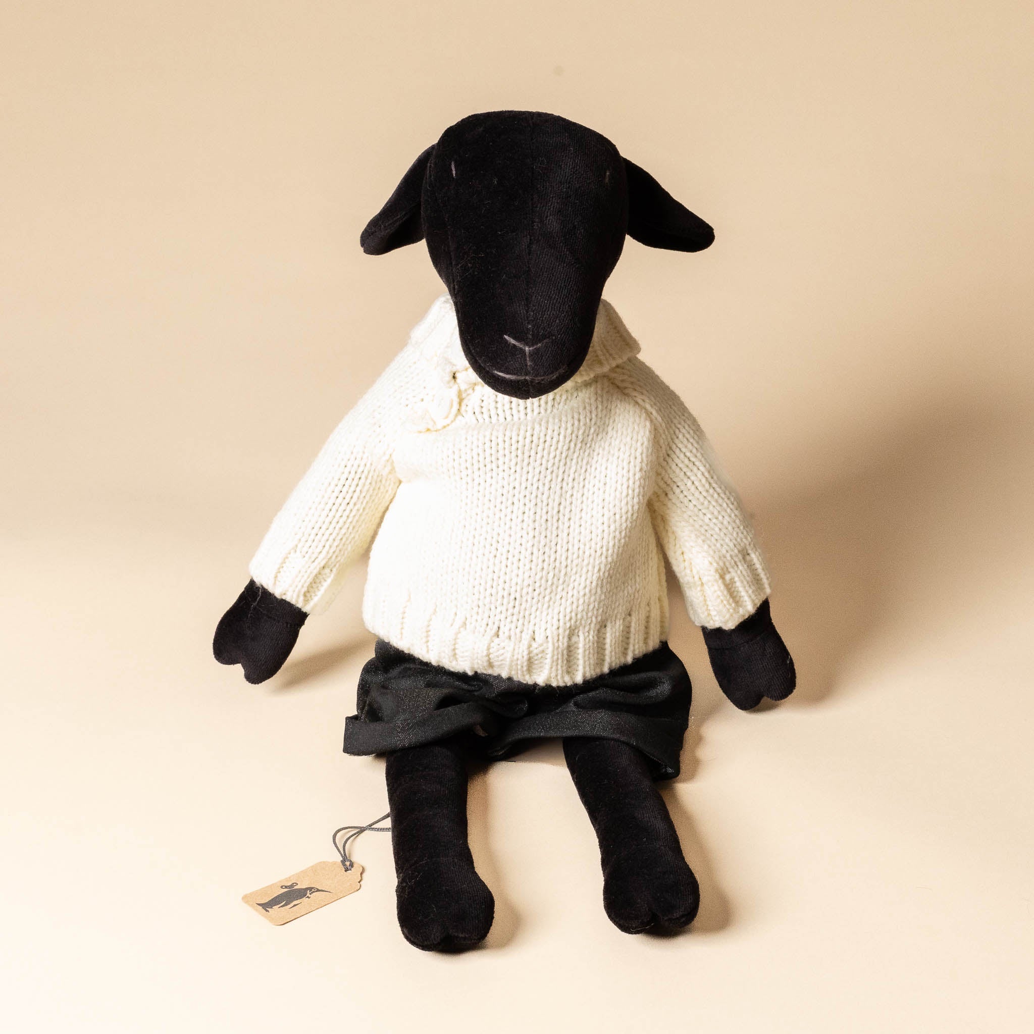 maia-the-grande-black-sheep-cream-pullover-and-black-jeans-stuffed-animal