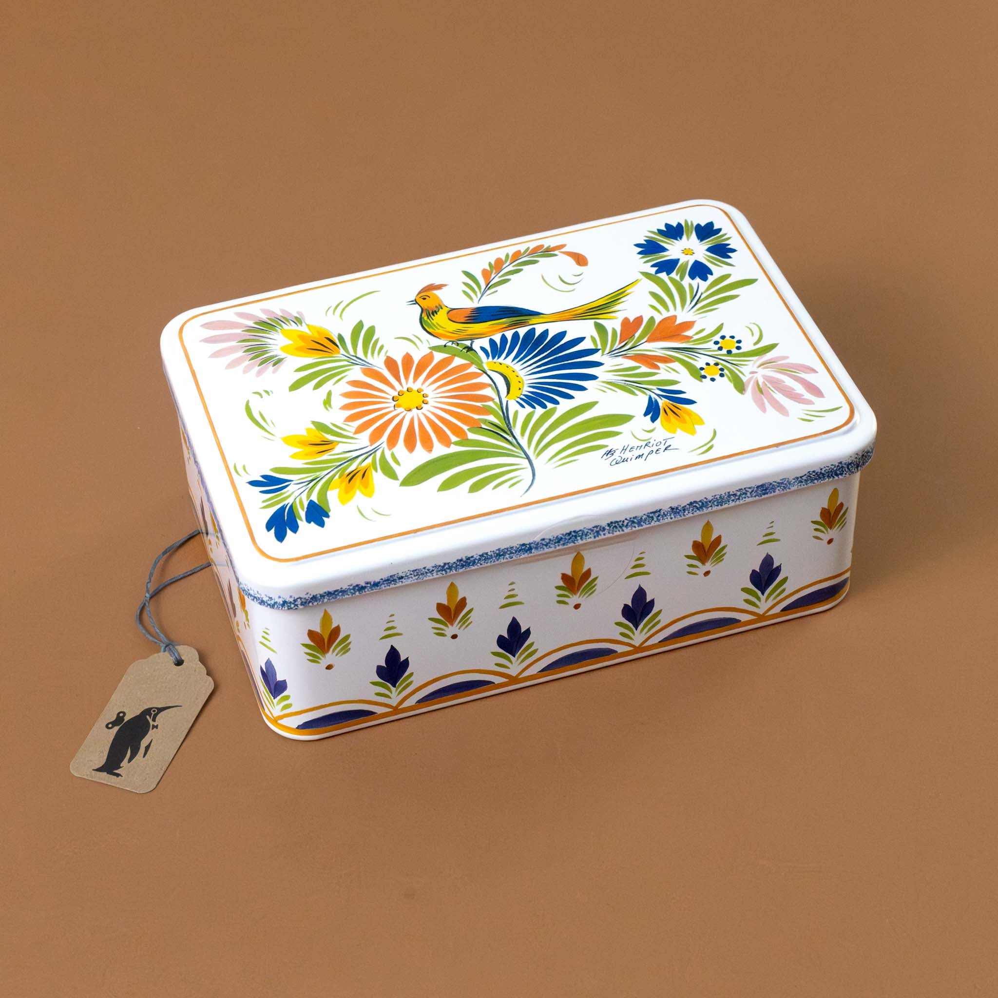 Maison Peltier Butter Galettes | Quimper Flower Tin