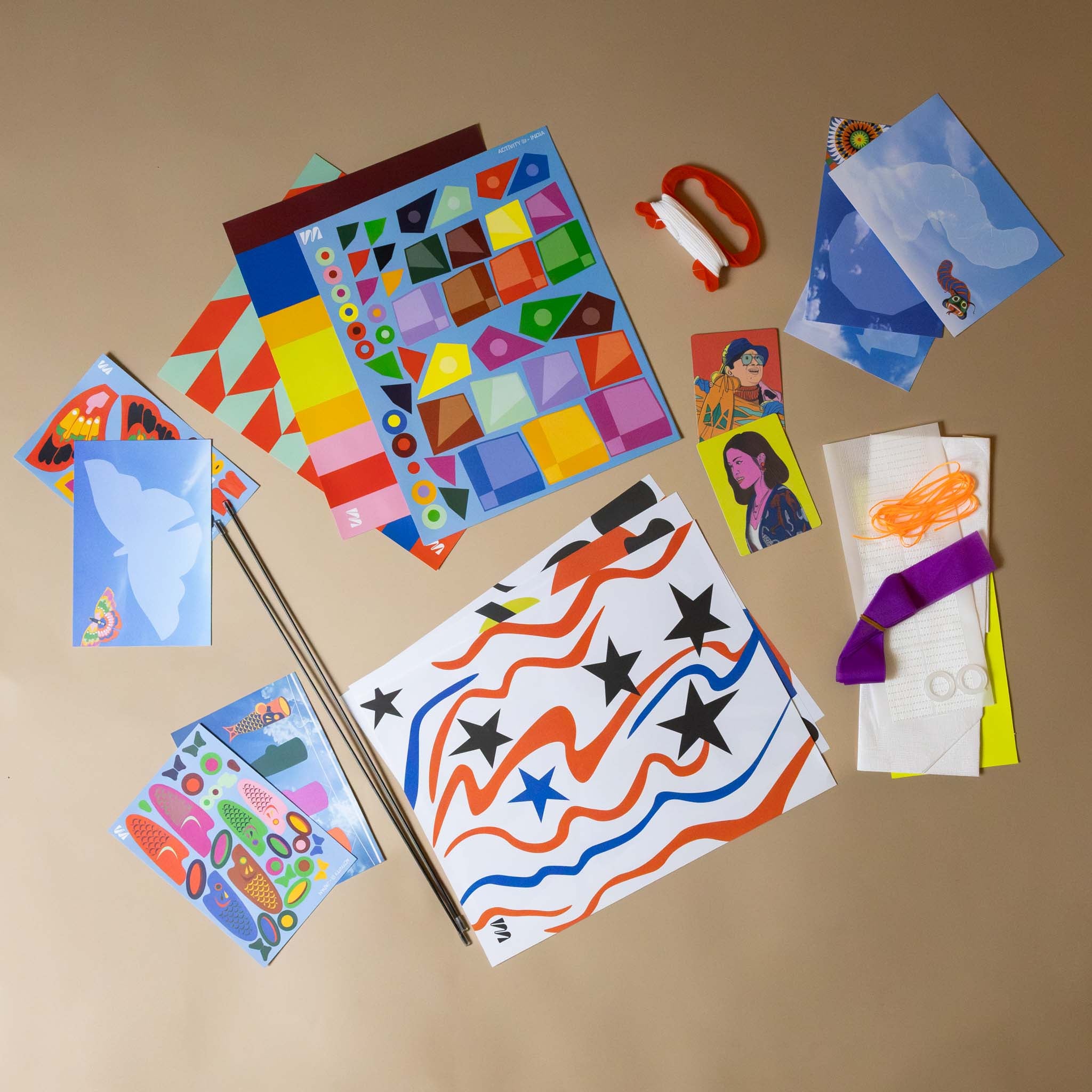 kite-stickers-with-tailes-make-your-own-kite-kit