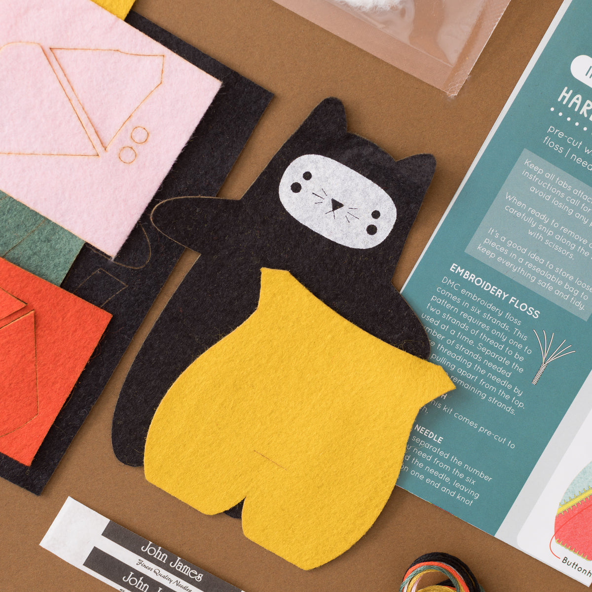 make-your-own-felt-animal-kit--harlequin-cat-AL