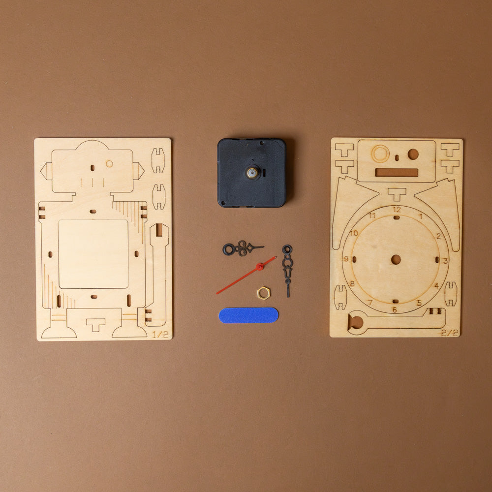 Make Your Own Robot Clock Kit