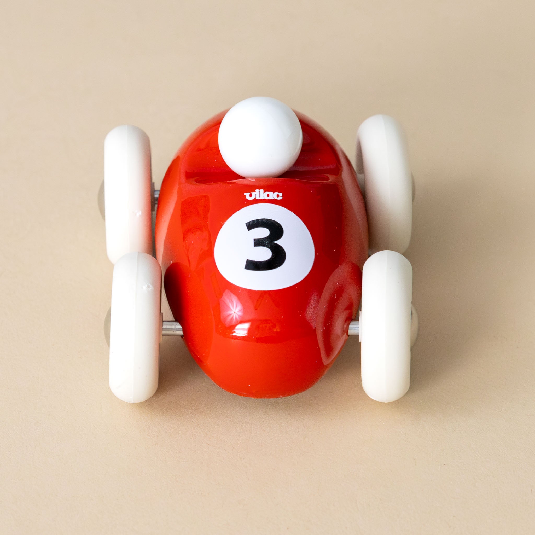 miniature-wooden-roadster-red-white-wheel-number-3-front