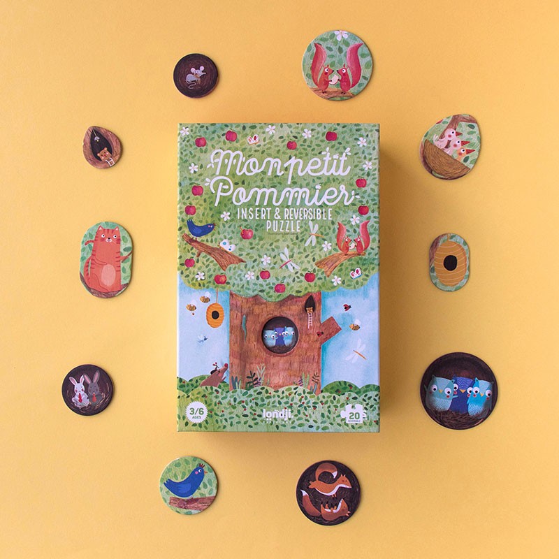 Mon Petit Pommier Double-Sided Puzzle