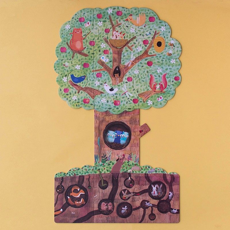 Mon Petit Pommier Double-Sided Puzzle