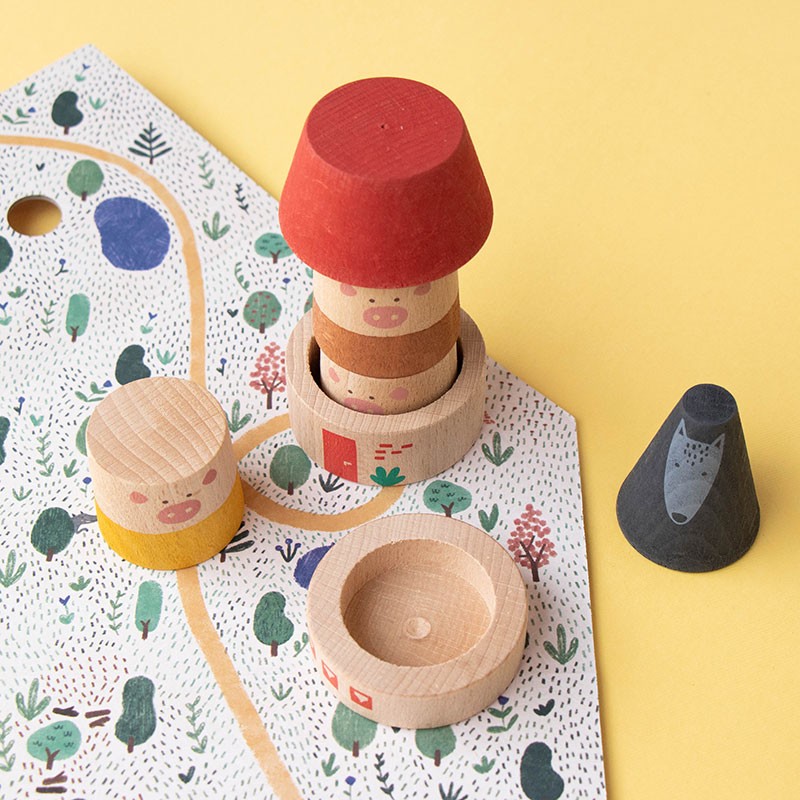 My Wooden World Play Set | My Little Piggies