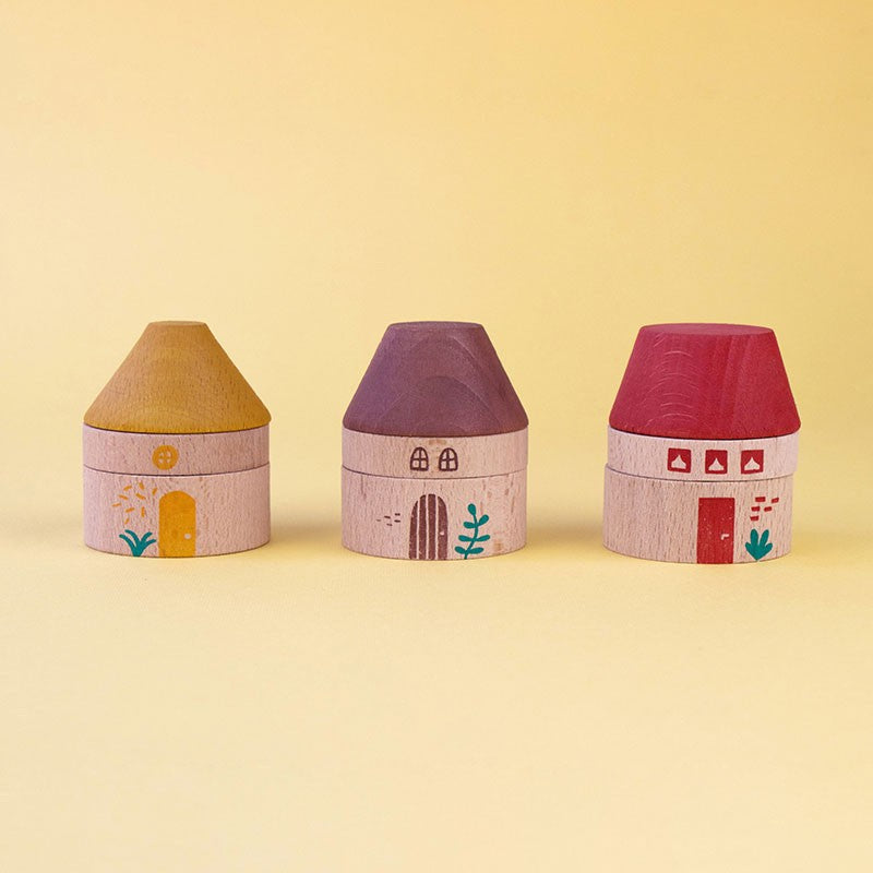 My Wooden World Play Set | My Little Piggies