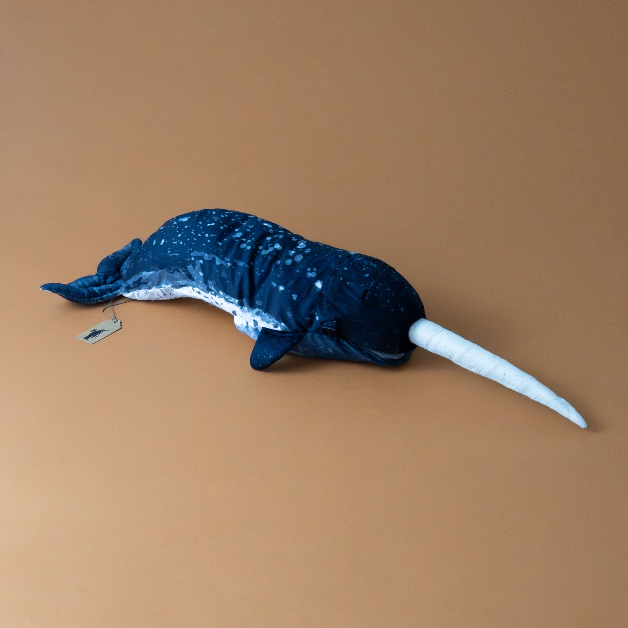 blue-spotted-narwhal-with-white-horn-hand-puppet