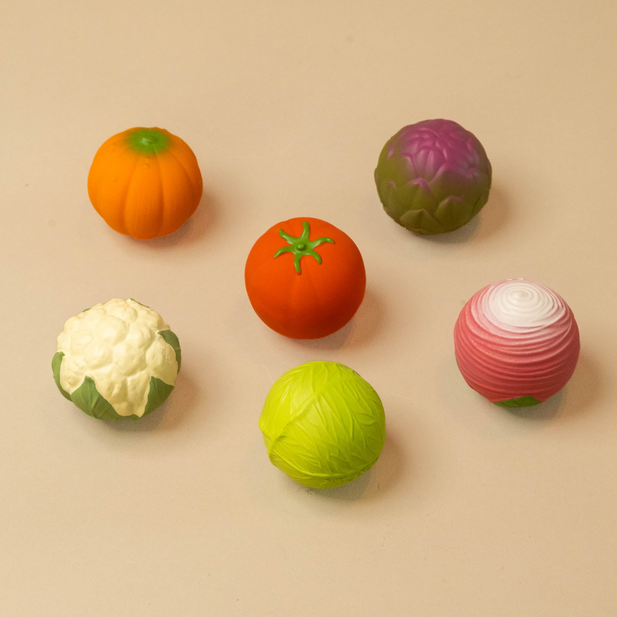 natural-rubber-sensory-ball-tomato-pumpkin-artichoke-cabbage-cauliflower-radish