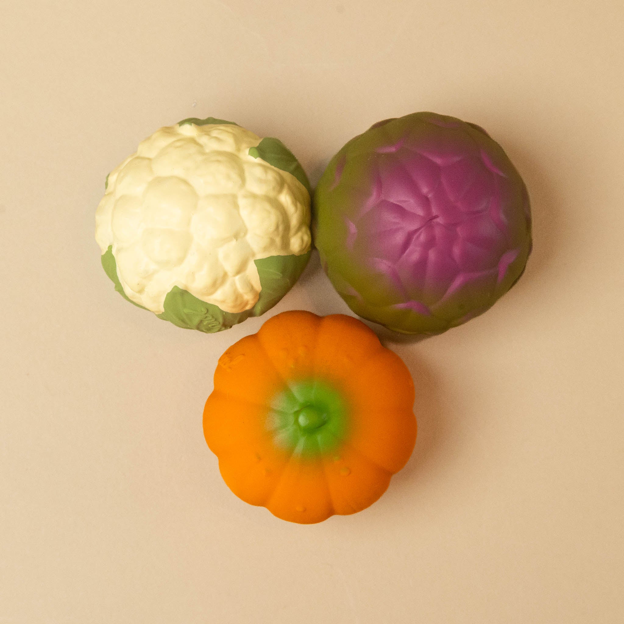 Natural Rubber Sensory Ball | Cauliflower