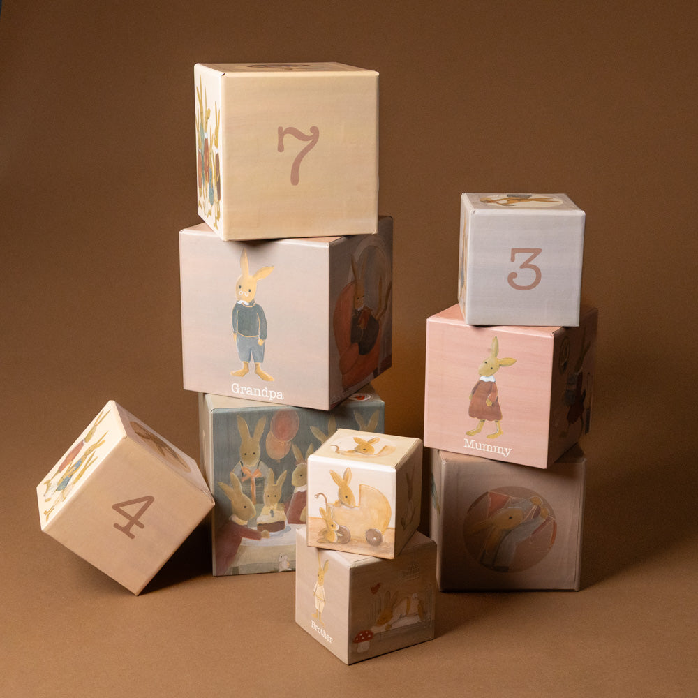 Nesting Blocks | 1-2-3 Rabbit Family