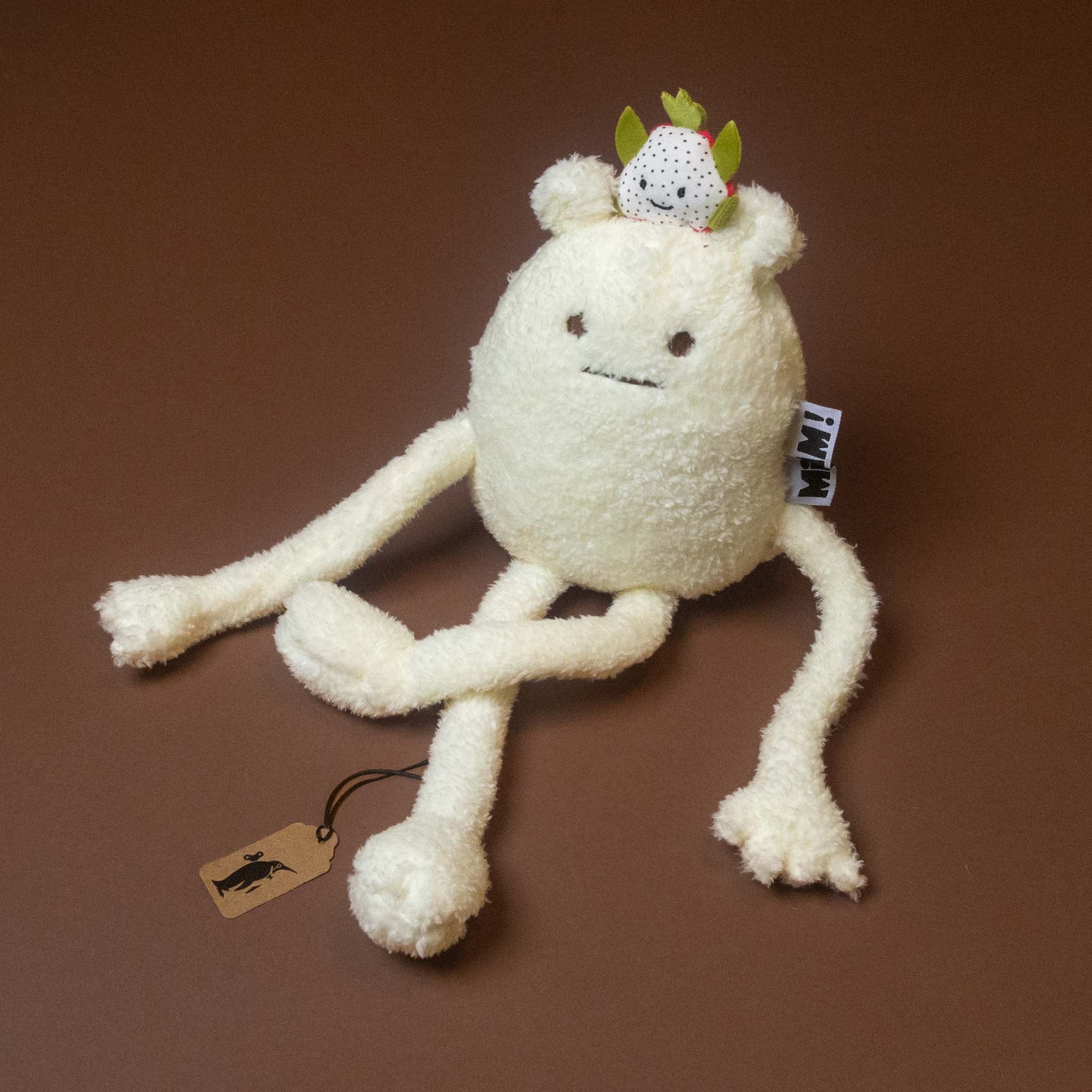 no-name-dragonfruit-petit white stuffed animal
