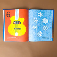 Load image into Gallery viewer, the-number-six-for-guitar-strings-and-snowflakes